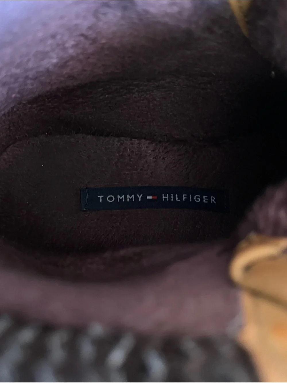 Tommy Hilfiger Brown and Dark Gray Women's Winter Rain Boots